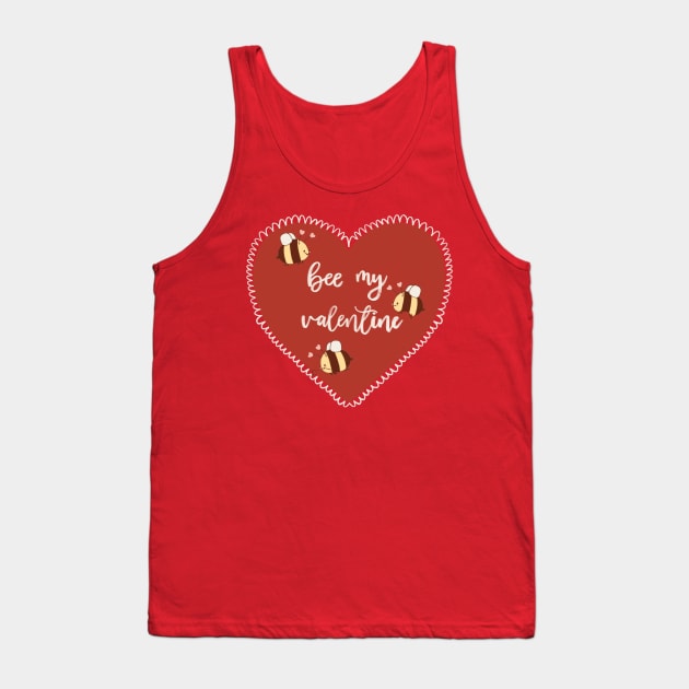 Bee My Valentine Tank Top by MissCassieBee